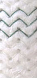 Meterware aus Baumwolle Viskose Polyestermix verfügt über eine griffige Trikot-Struktur